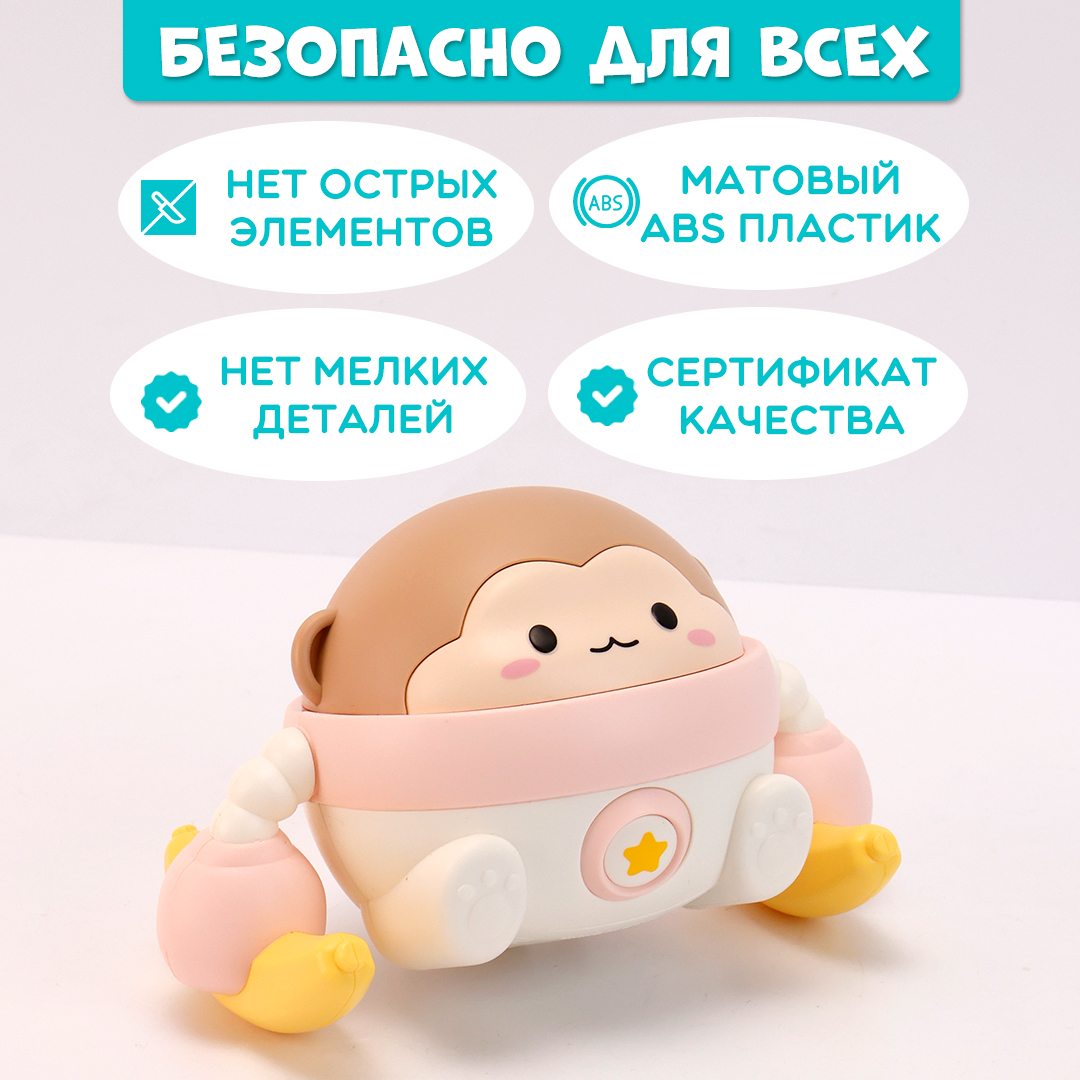 Интерактивная игрушка Chilink музыкальная обезьянка акробат - фото 4