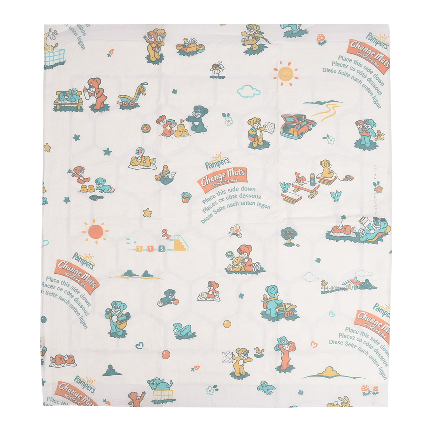 Пеленки Pampers ChangeMats для переодевания 60*60см 12шт - фото 4