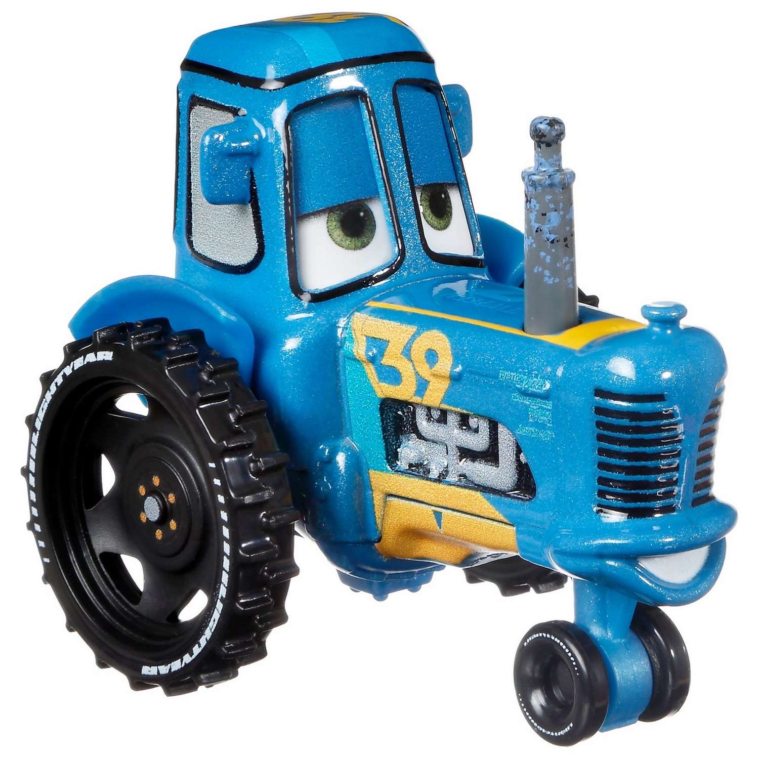 Машинка Cars Герои мультфильмов масштабная Вью Зин Гоночный трактор GRR82 DXV29 - фото 3