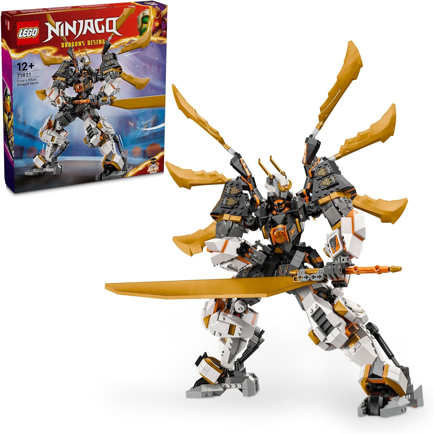 Конструктор LEGO Ninjago Робот-Титановый дракон Коула 71821 - фото 1