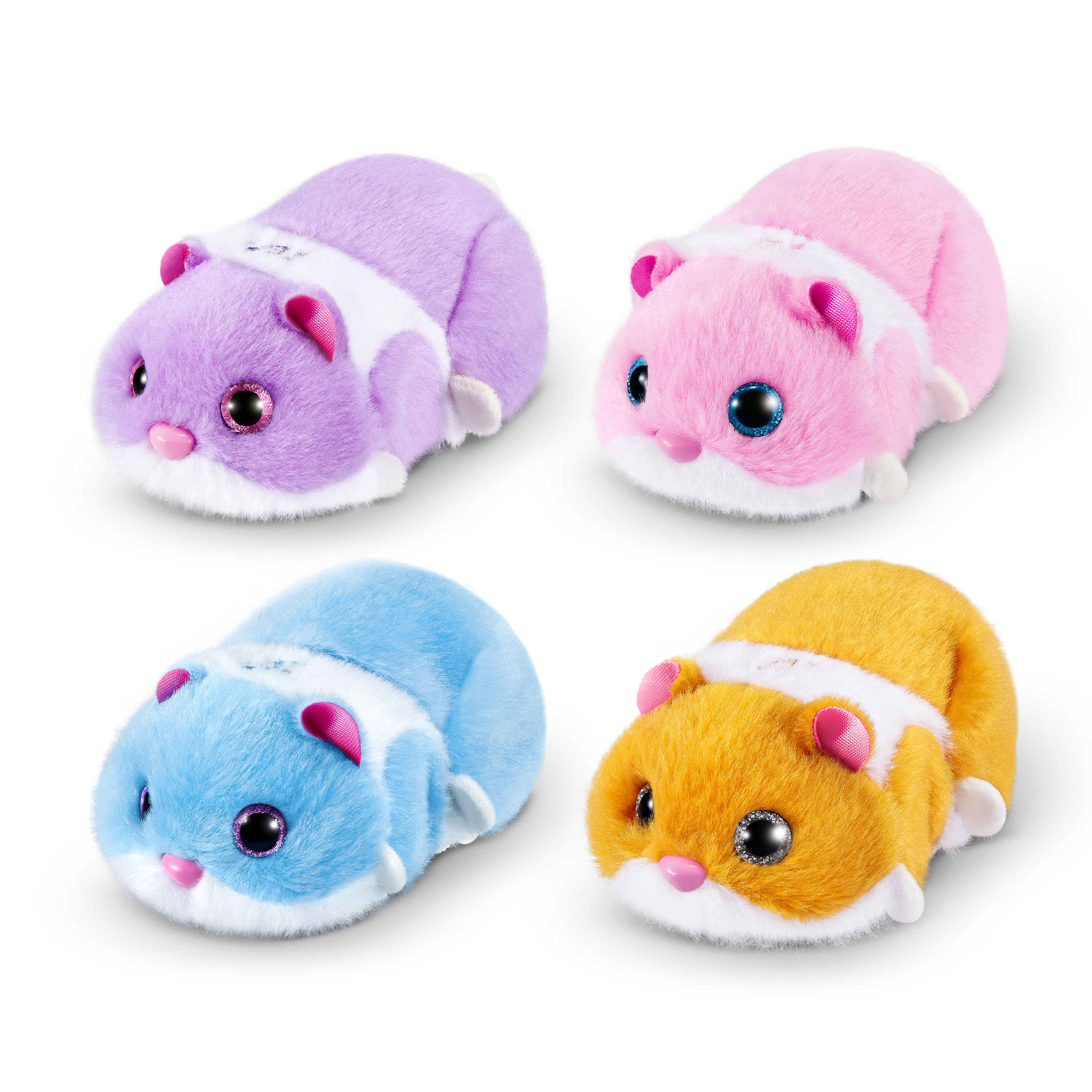 Игрушка Zuru Pets Alive Хомяк фиолетовый в шаре Hamstermania - фото 9