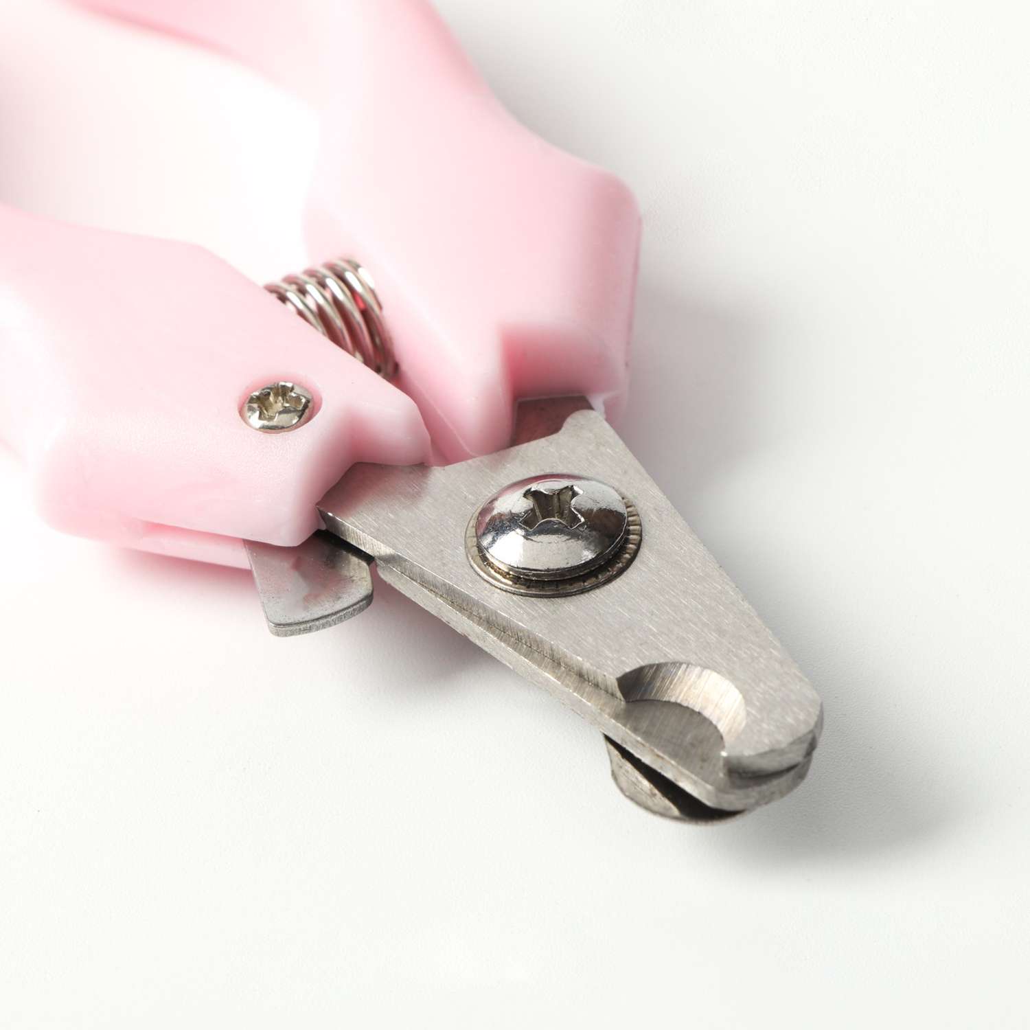 Когтерез Пижон боковой малый с фигурными ручками отверстие 9 мм розовый - фото 3