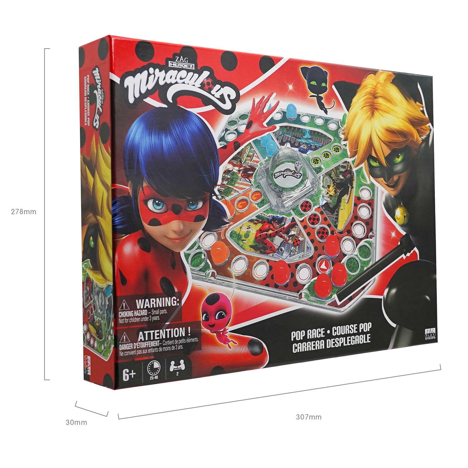 Игра настольная Miraculous Леди Баг и Супер-Кот Гонка в Париже M15012 - фото 6