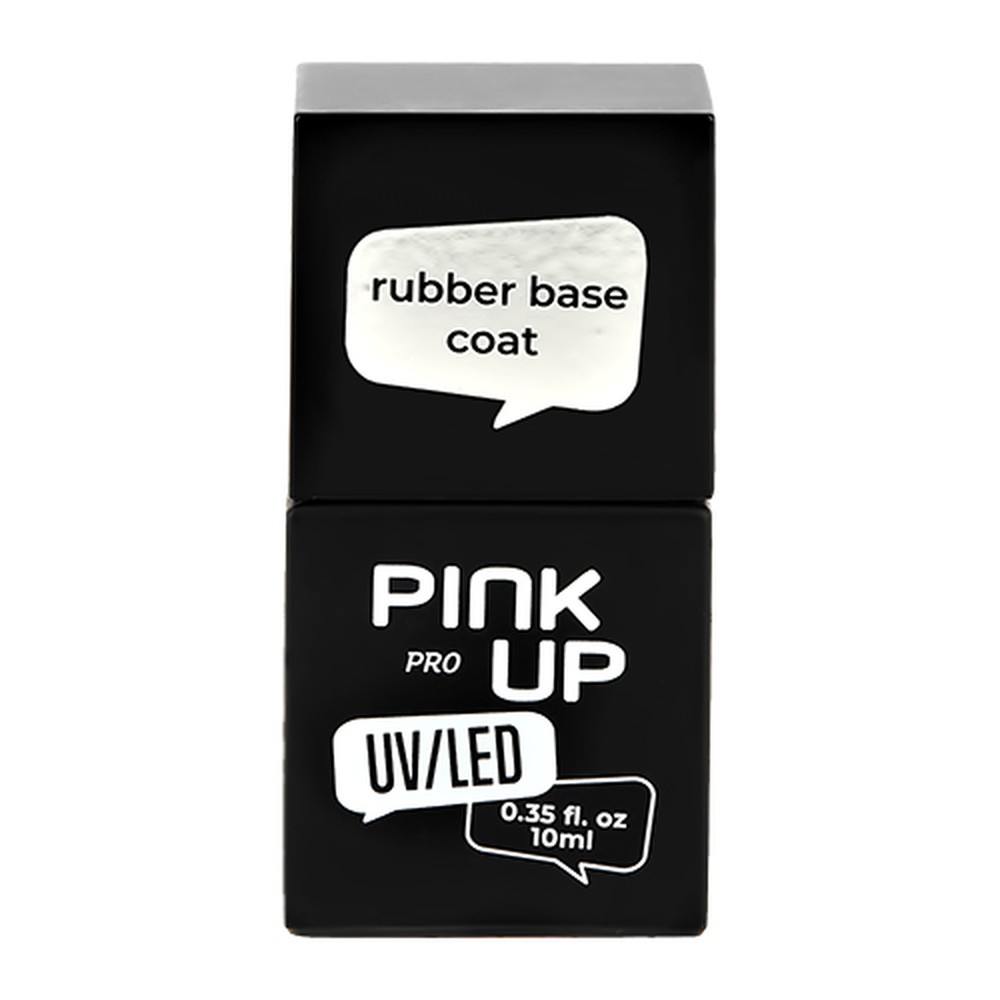 Выравнивающая база для ногтей Pink Up rubber base coat каучук 10 мл - фото 3