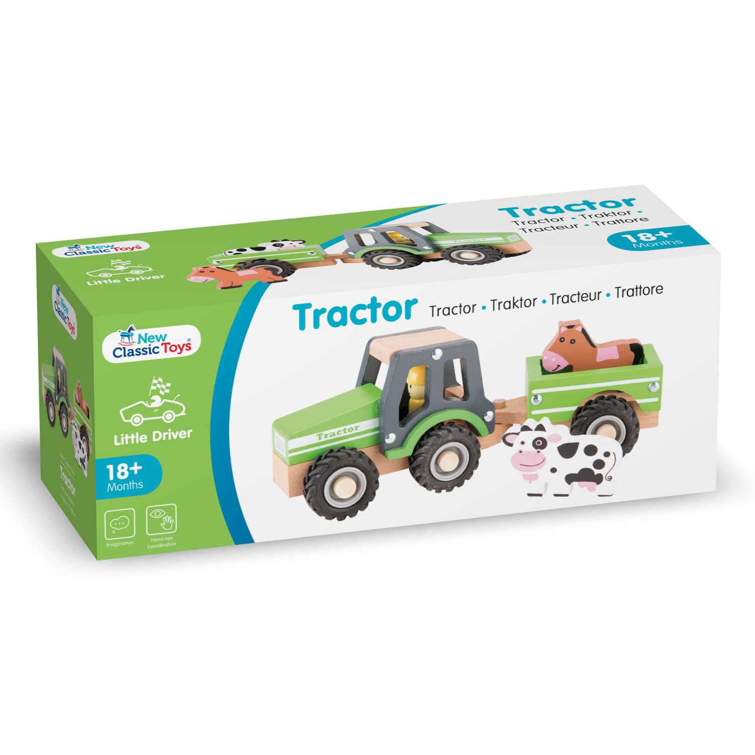 Набор New Classic Toys Трактор с прицепом для перевозки животных 11941 11941 - фото 9