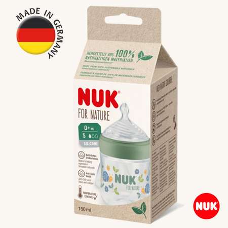 Бутылочка для кормления новорожденного Nuk NUK For Nature