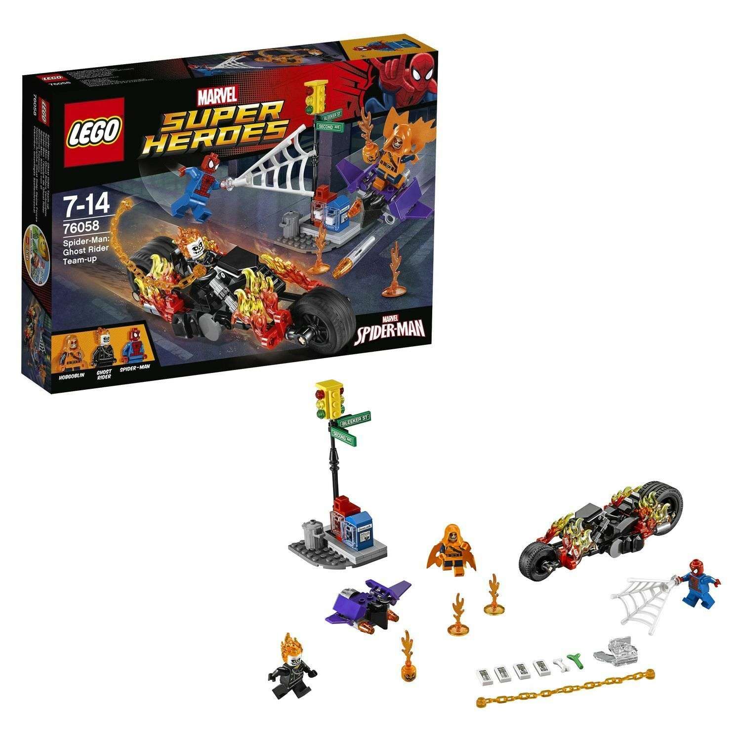 Конструктор LEGO Super Heroes Человек-паук:союз с Призрачным гонщиком (76058) - фото 1