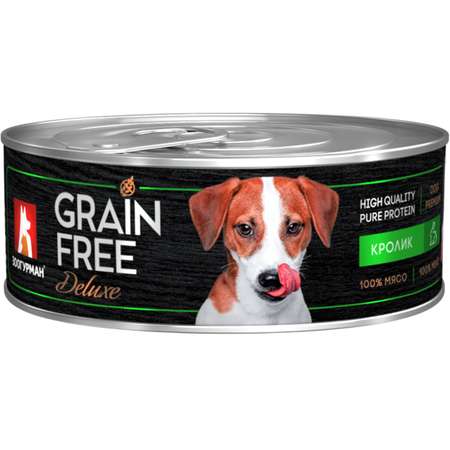 Корм для собак Зоогурман 100г Grain free кролик консервированный