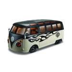 Машина MAISTO 1:24 Volkswagen Van Samba Серый 32192