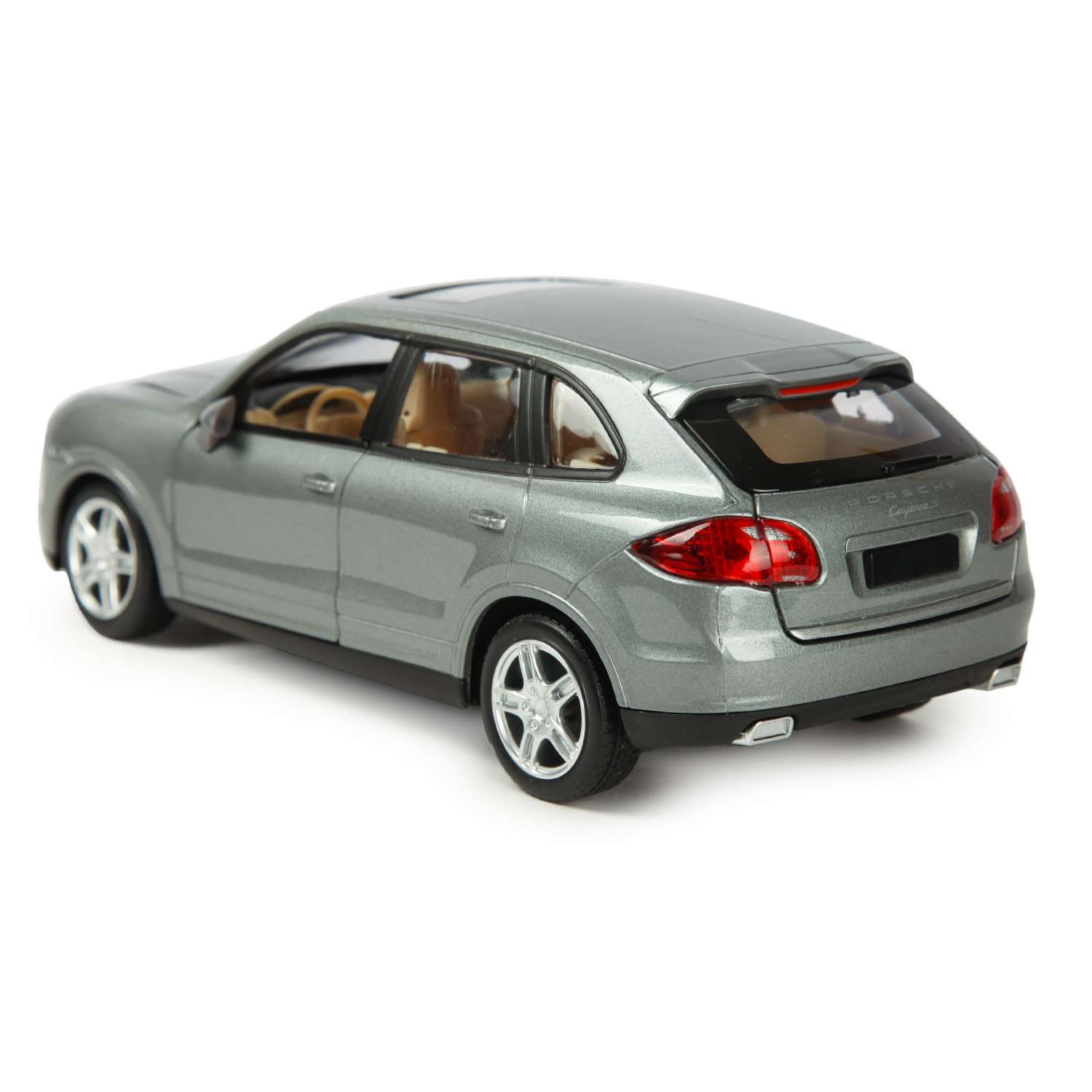 Машинка Mobicaro 1:24 Porsche Cayenne Серебристо-серая 68241A 68241A - фото 2