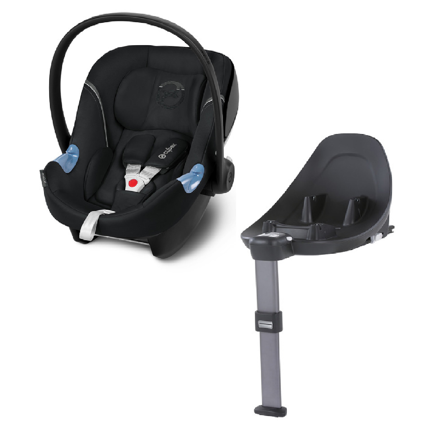 Автокресло Cybex Black Aton M + Base Stardust Black - фото 1