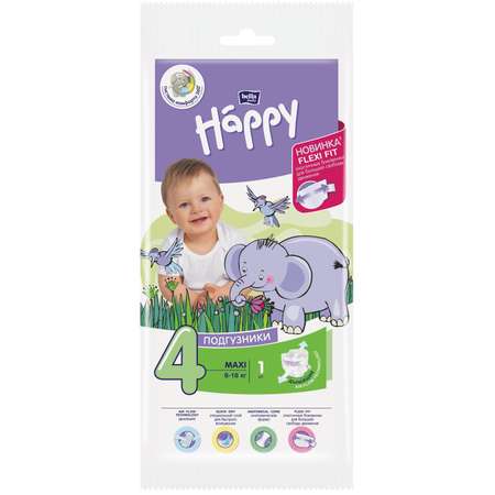 Подгузники Bella baby Happy 1 шт. 4