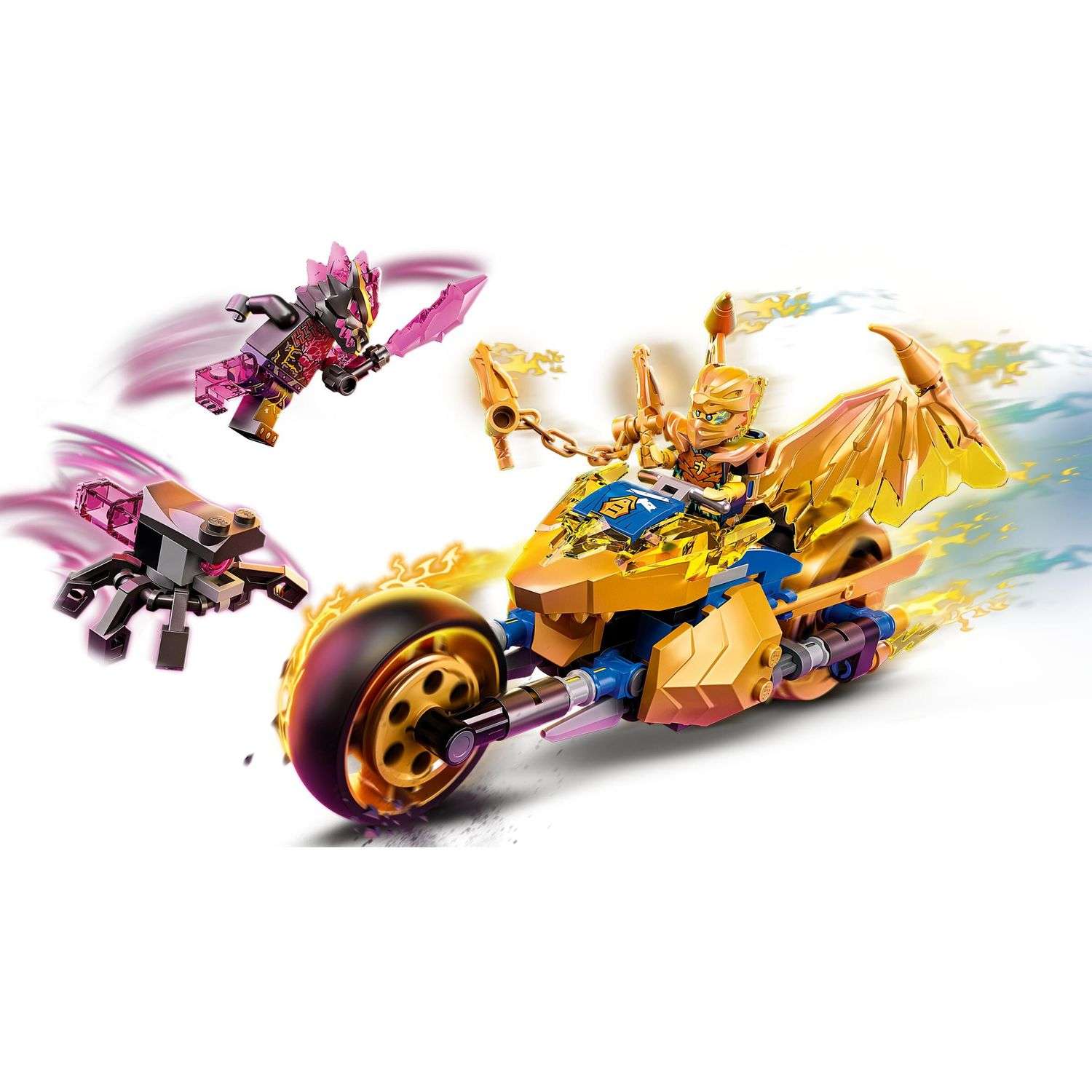 Конструктор LEGO Ninjago Мотоцикл Джея Золотой дракон 71768 - фото 3