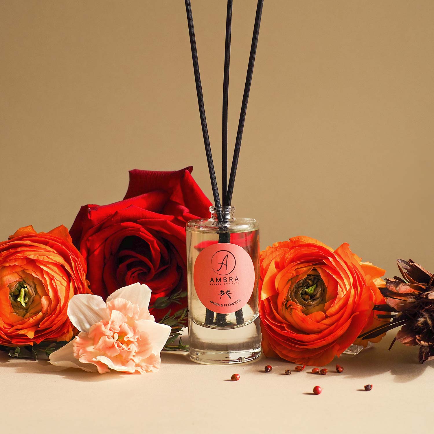 Аромадиффузор AMBRA "Musk & Flowers", 50 мл - фото 2