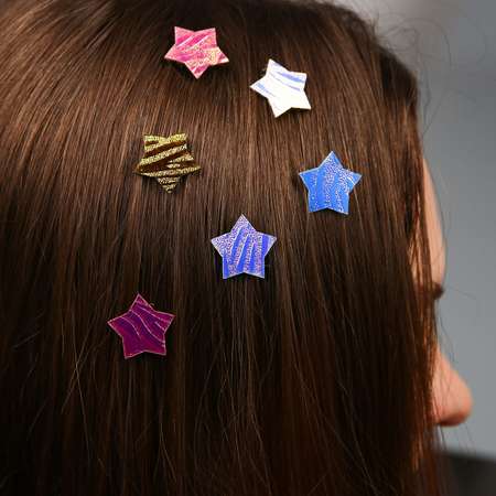Заколки для волос WINX Липучки звёзды 8 штук Winx