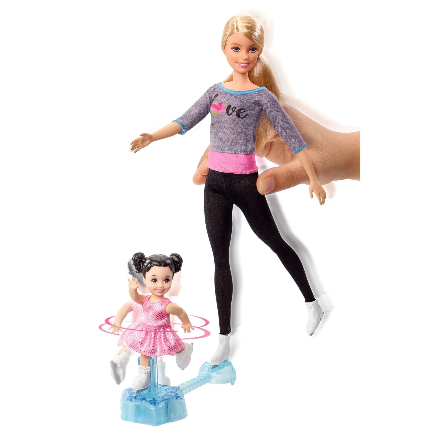 Набор игровой Barbie Спортивная карьера Барби-тренер по фигурному катанию FXP38 FXP37 - фото 9