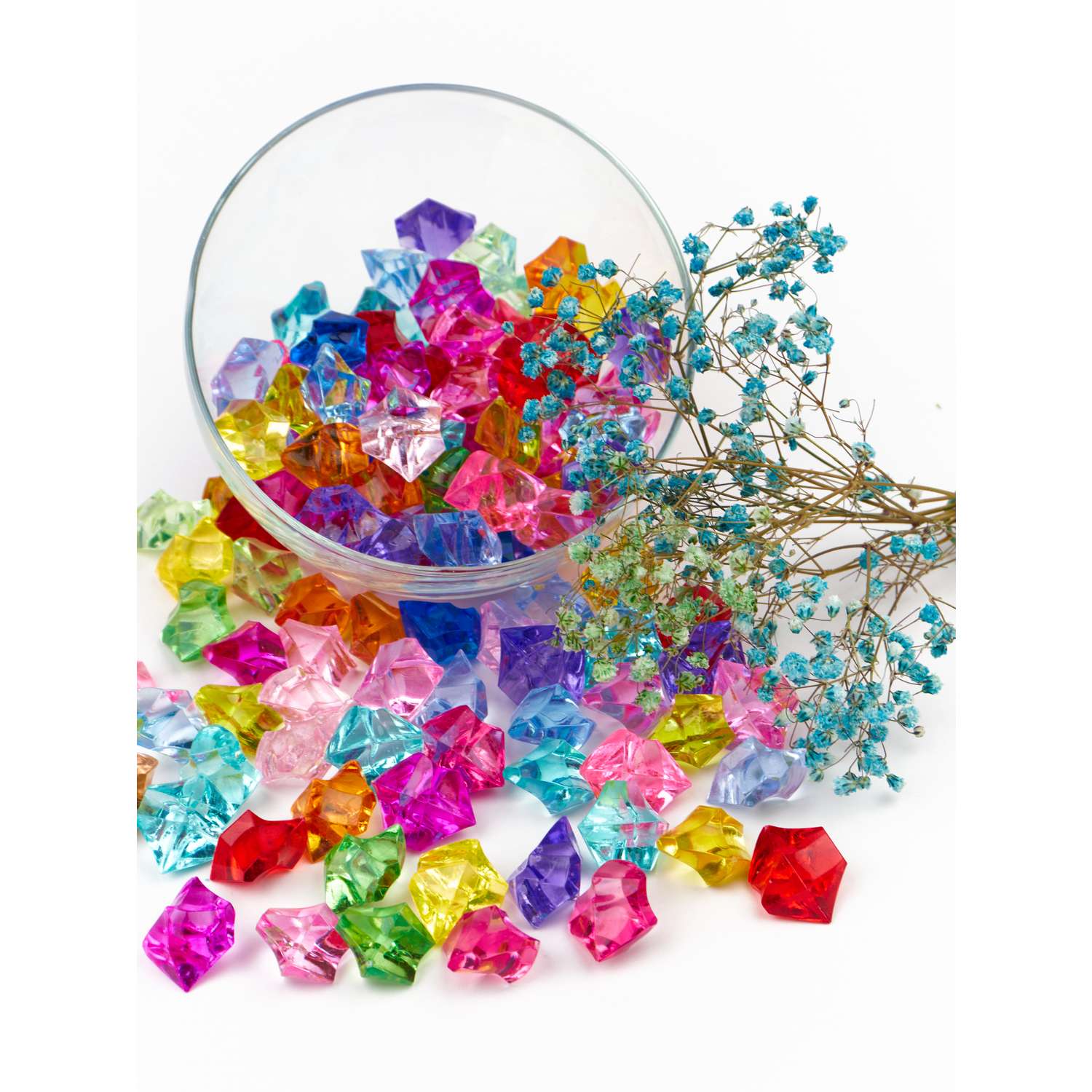 Акриловые кристаллы Color Si Разноцветные 100 шт - фото 6
