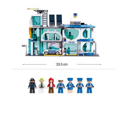 Конструктор Sluban Полицейский участок M38-B1220