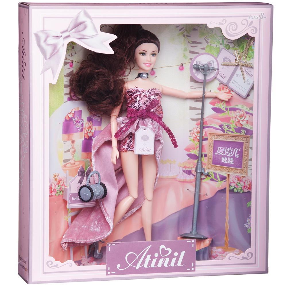 Кукла Junfa Atinil Звезда эстрады в коротком платье 28см WJ-21534/2 - фото 3