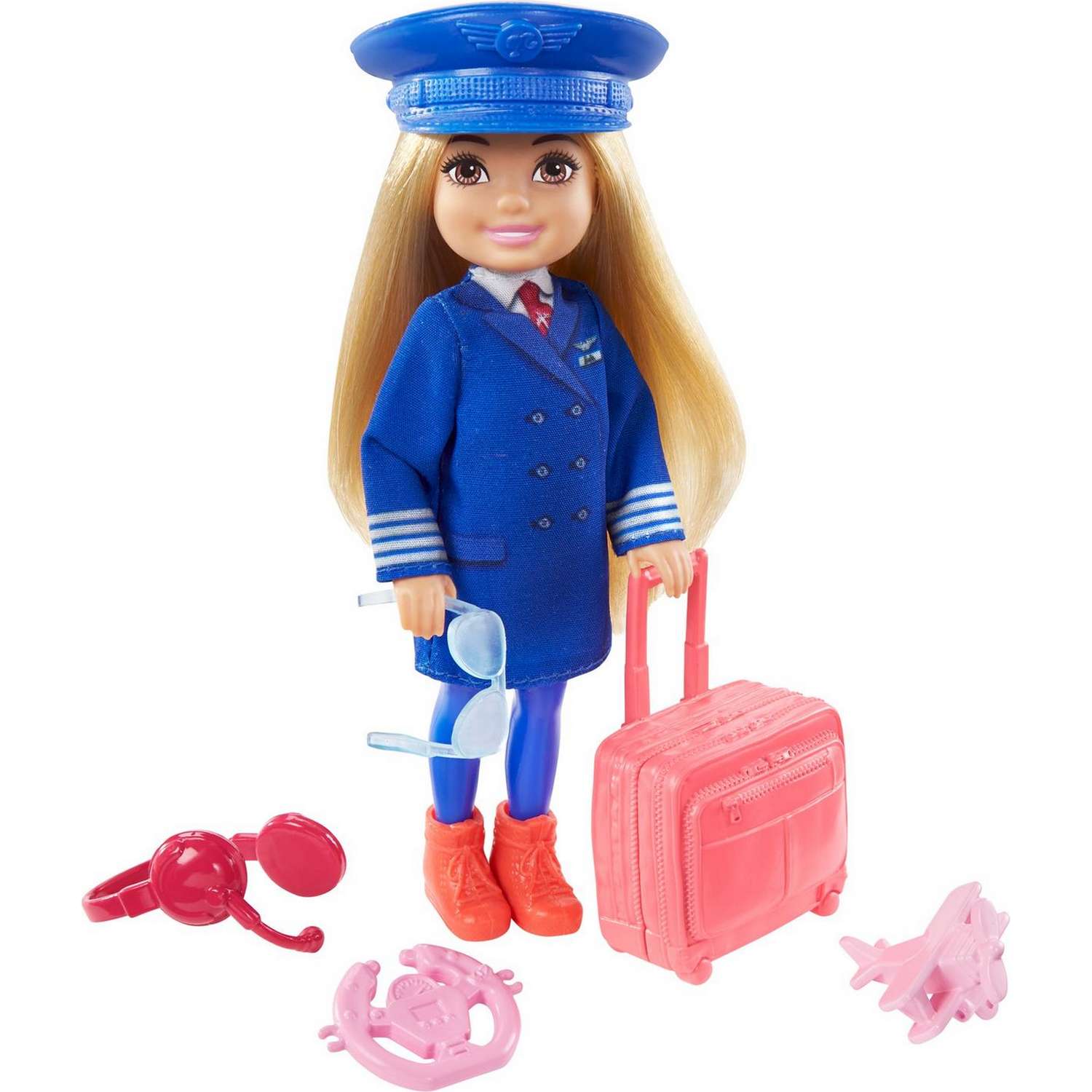 Набор Barbie Карьера Челси Пилот кукла+аксессуары GTN90 GTN86 - фото 1