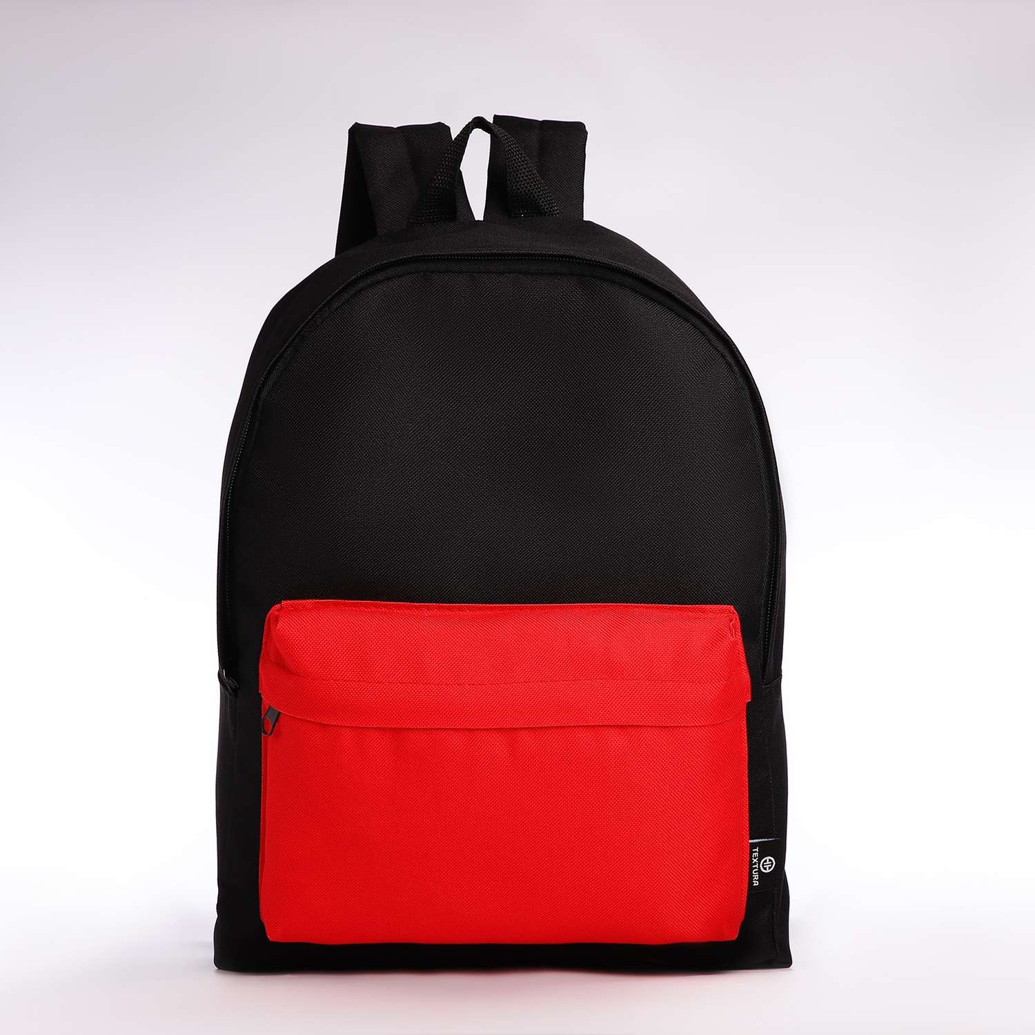Спортивный рюкзак Sima-Land 20 литров цвет чёрный/красный - фото 1