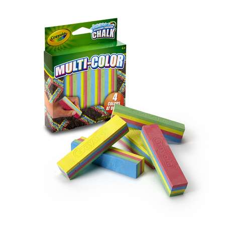 Мел для асфальта Crayola многоцветный 5 шт