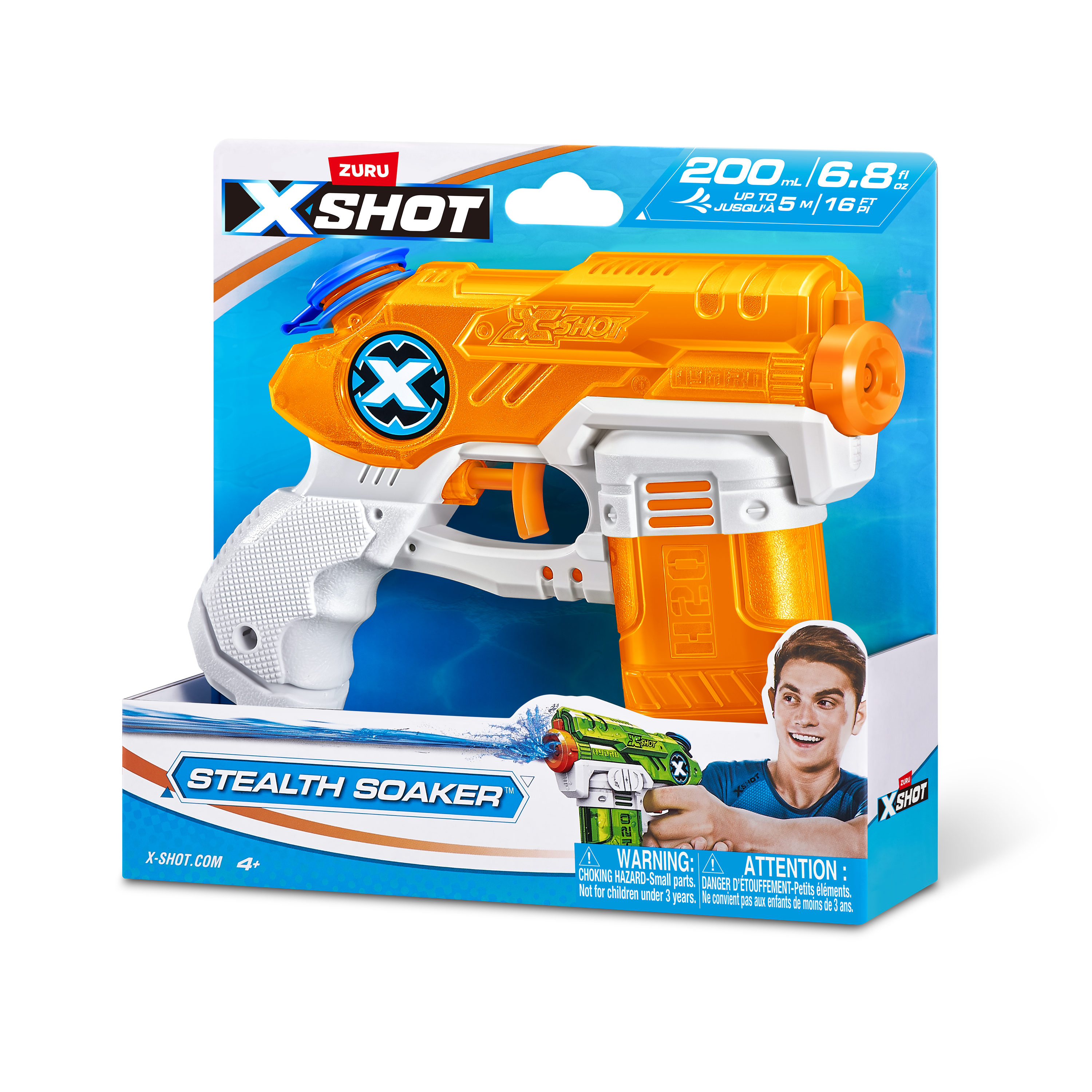 Бластер водный Zuru Zuru XSHOT  Water Стелс Сокер в ассортименте - фото 1