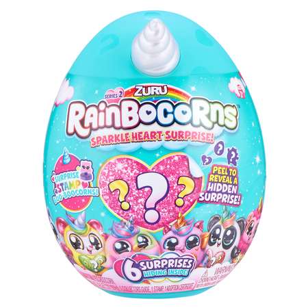 Игрушка Rainbocorns Rainbocorns Sparkle heart surprise S2 в непрозрачной упаковке (Сюрприз) 9214-S001