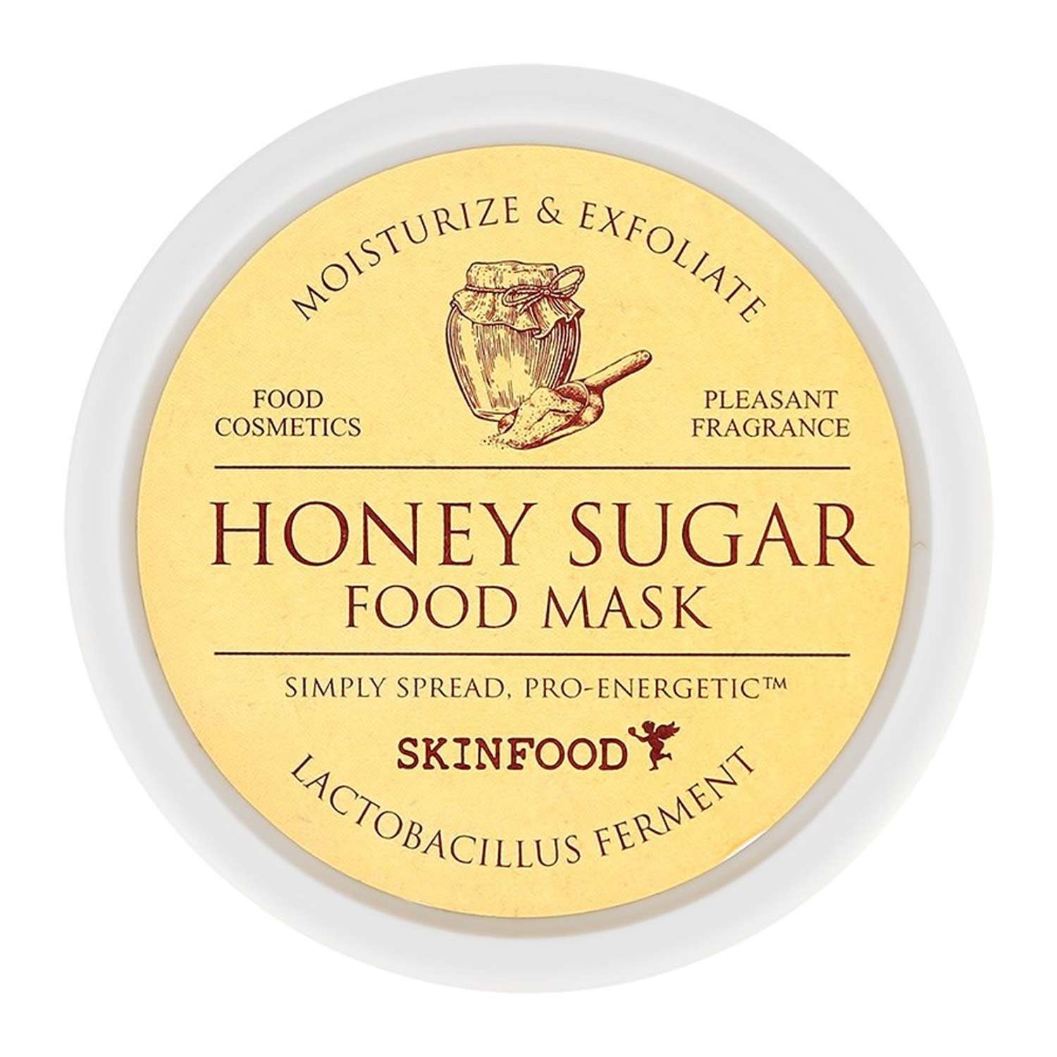 Маска для лица Skinfood Food mask медово-сахарная увлажняющая и отшелушивающая 120 г - фото 2