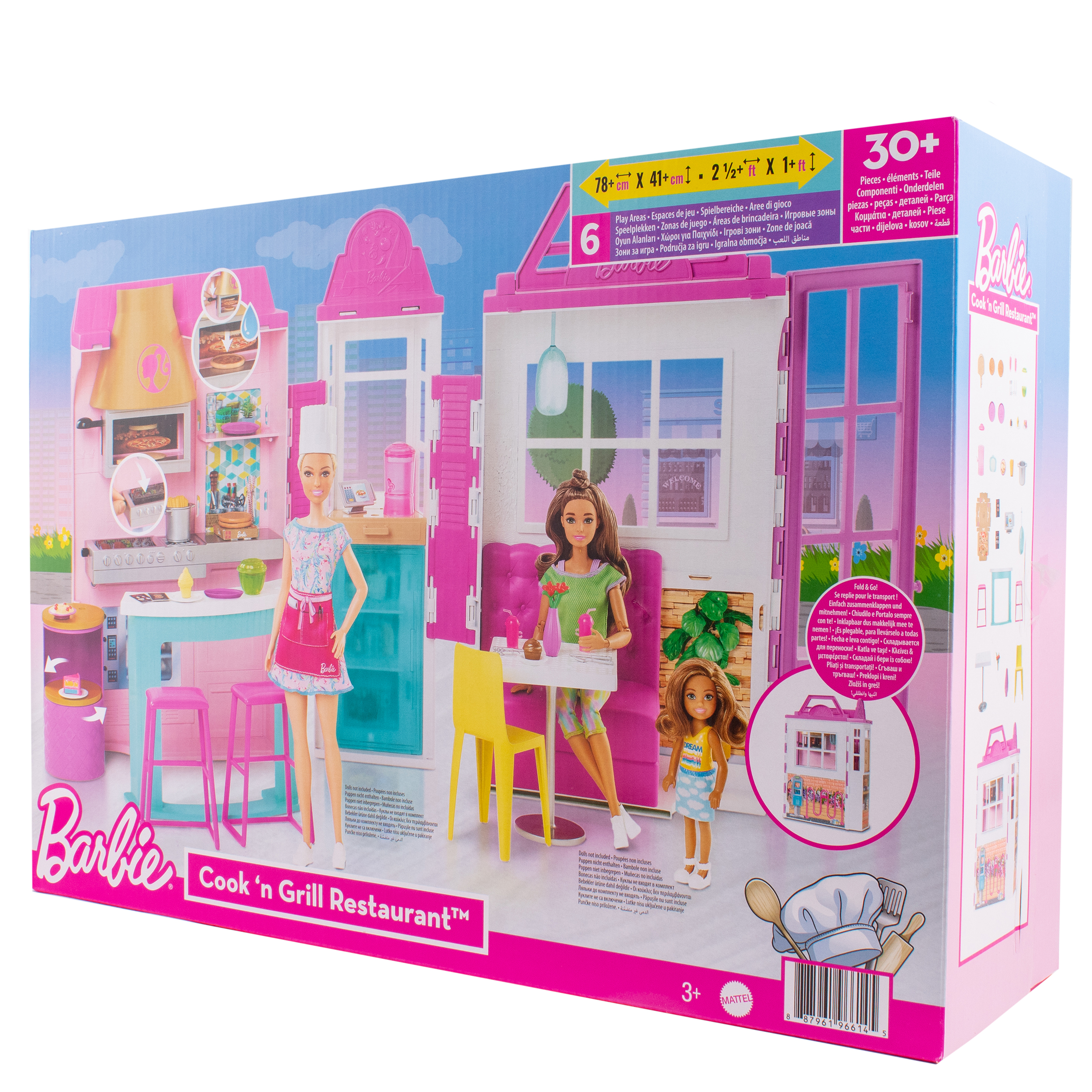 Игровой набор Mattel Barbie Ресторан GXY72 - фото 7