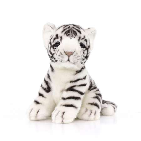 Реалистичная мягкая игрушка HANSA Тигр детёныш белый 18 см