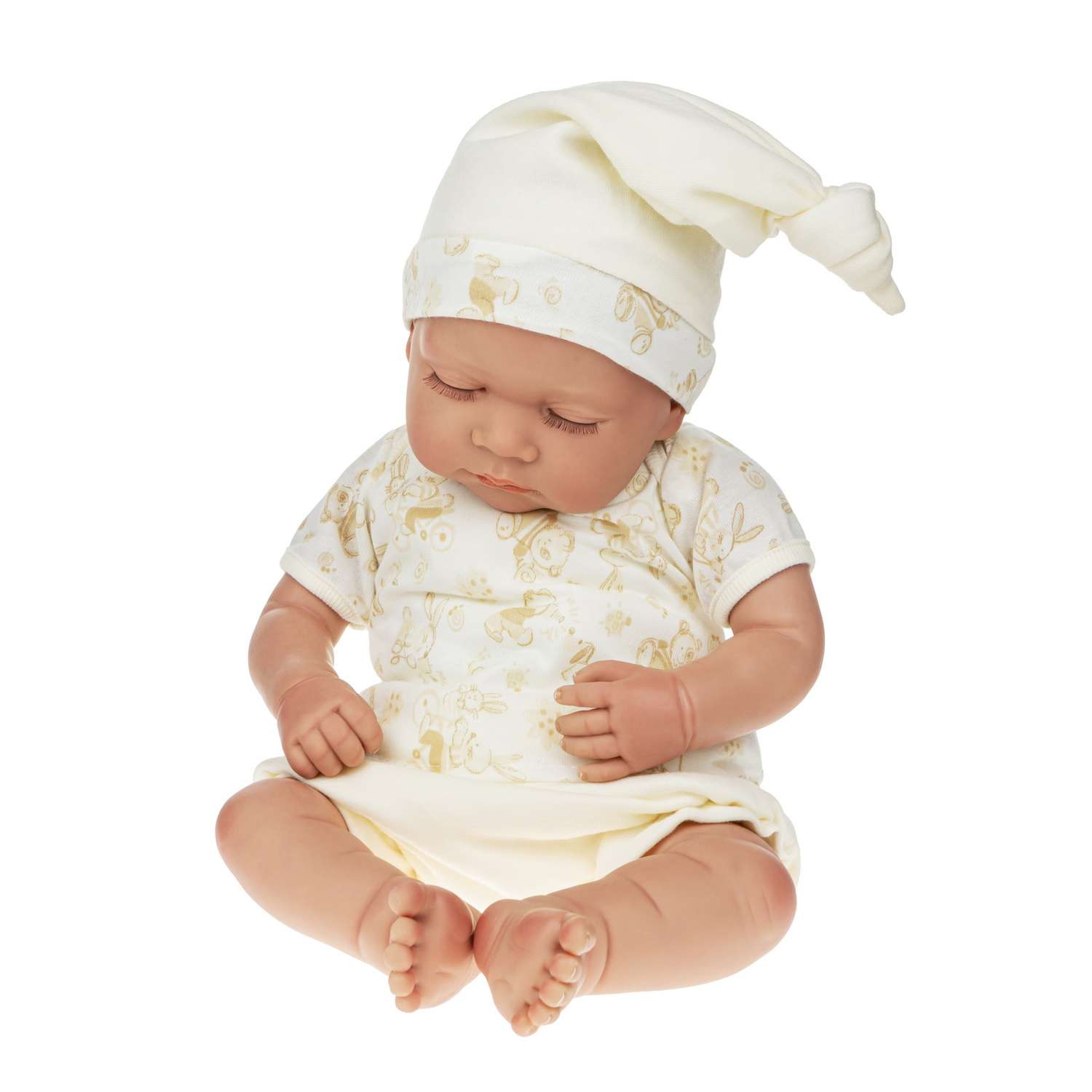 Кукла Arias ReBorns Pablo новорождённый пупс 45 см в одежде с соской одеялом подгузниками Т22108 - фото 8