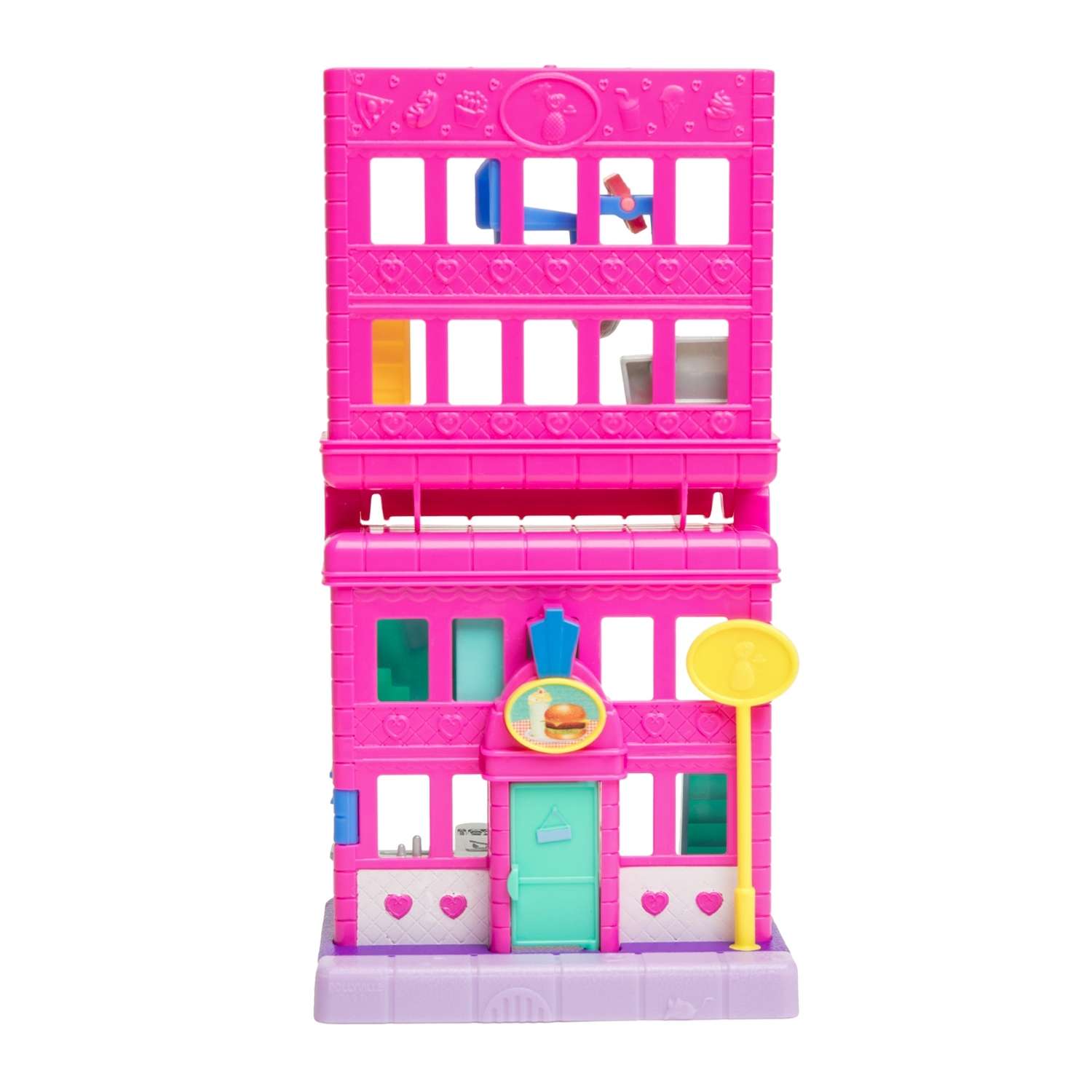 Набор игровой POLLY POCKET Полливиль станция Закусочная GGC30 GGC29 - фото 10