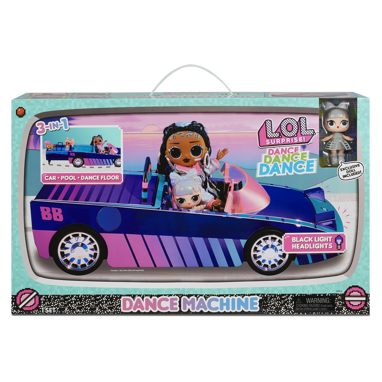 Набор игровой L.O.L. Surprise! Dance Machine с машиной и куклой 117933EUC  купить по цене 3399 ₽ в интернет-магазине Детский мир