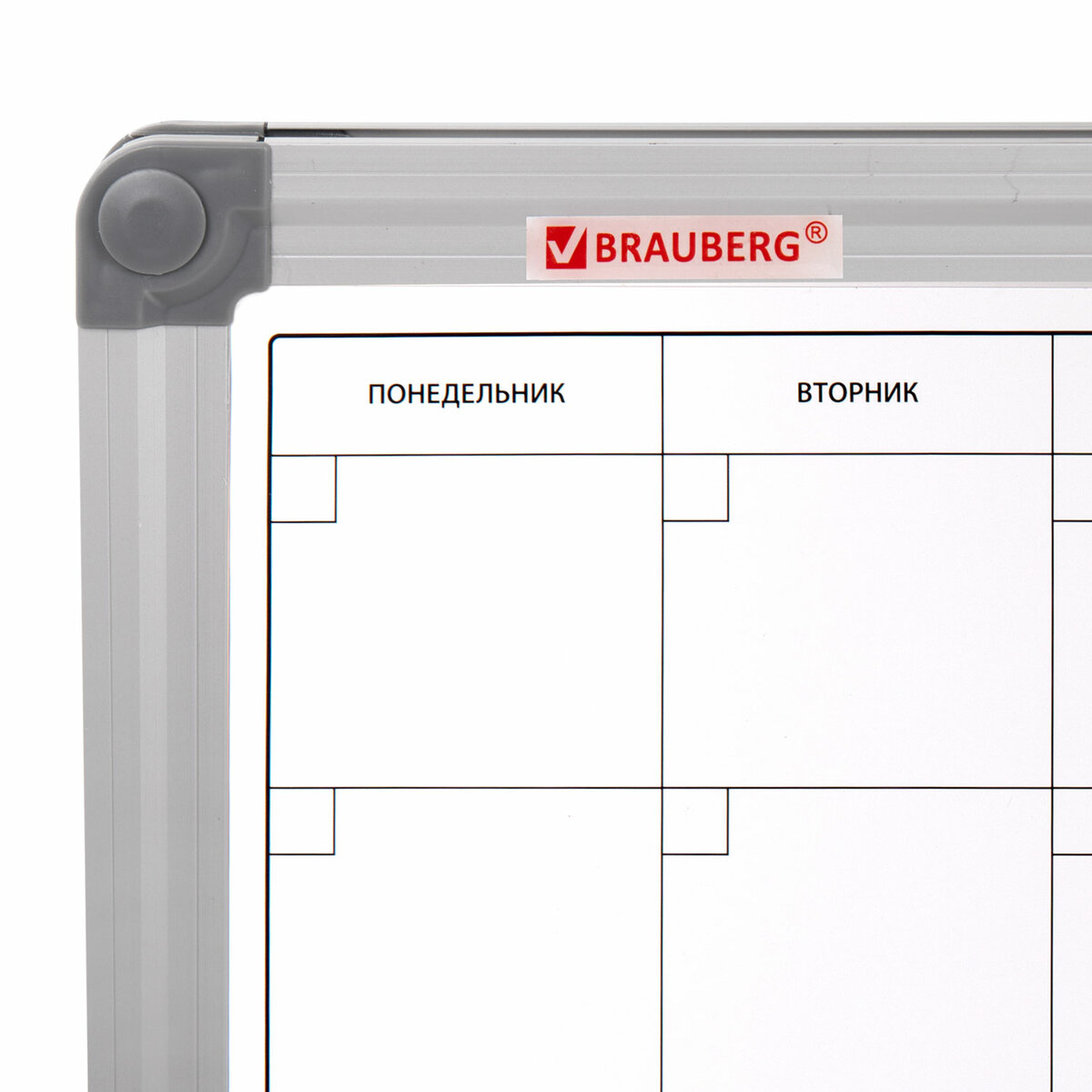 Доска демонстрационная Brauberg планинг на месяц магнитно-маркерный на стену для офиса и дома 60х90 см - фото 13
