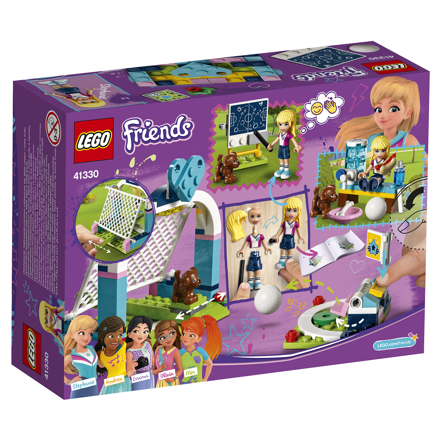 Конструктор LEGO Футбольная тренировка Стефани Friends (41330) - фото 3