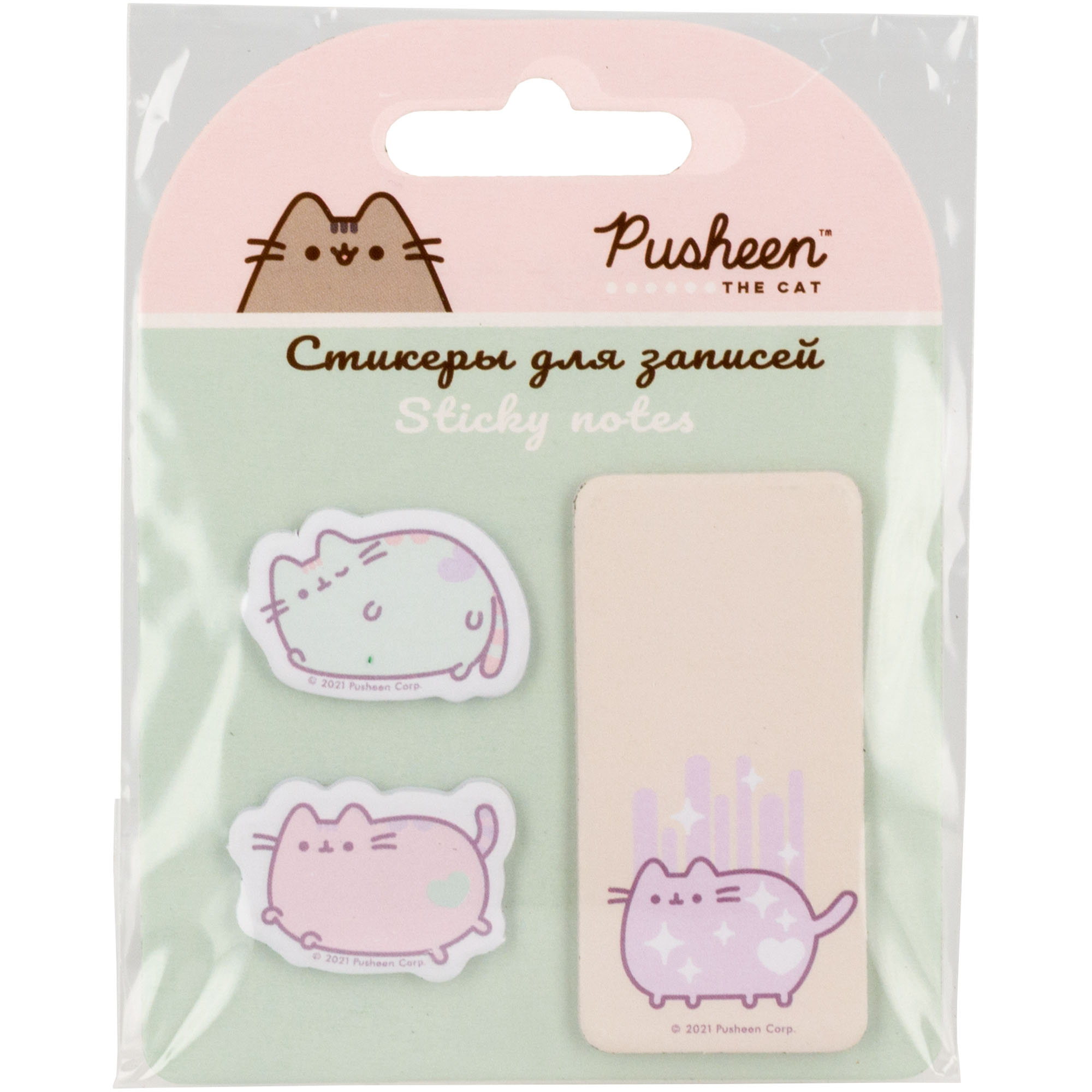 Набор стикеров для записей Pusheen 3шт по 20л PUIS-UA1-SN-H3 - фото 4