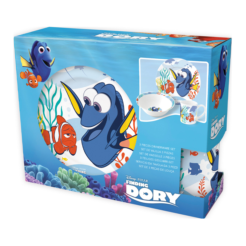 Набор керамической посуды STOR в подарочной упаковке Snack Set Finding Dory (3 шт.) - фото 2