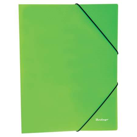 Папка на резинке BERLINGO Neon А4 Неоновая Зеленая ANp_01802