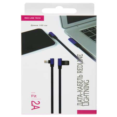 Дата-кабель RedLine Fit USB - Lightning синий