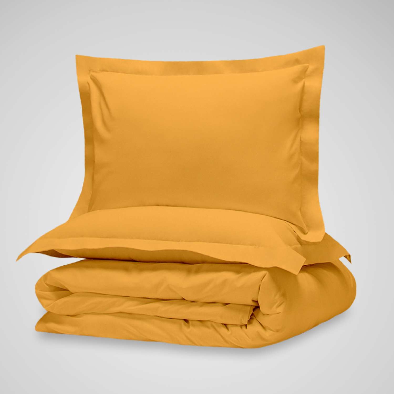 Комплект постельного белья SONNO FLORA евро-размер цвет Горчичный - фото 2