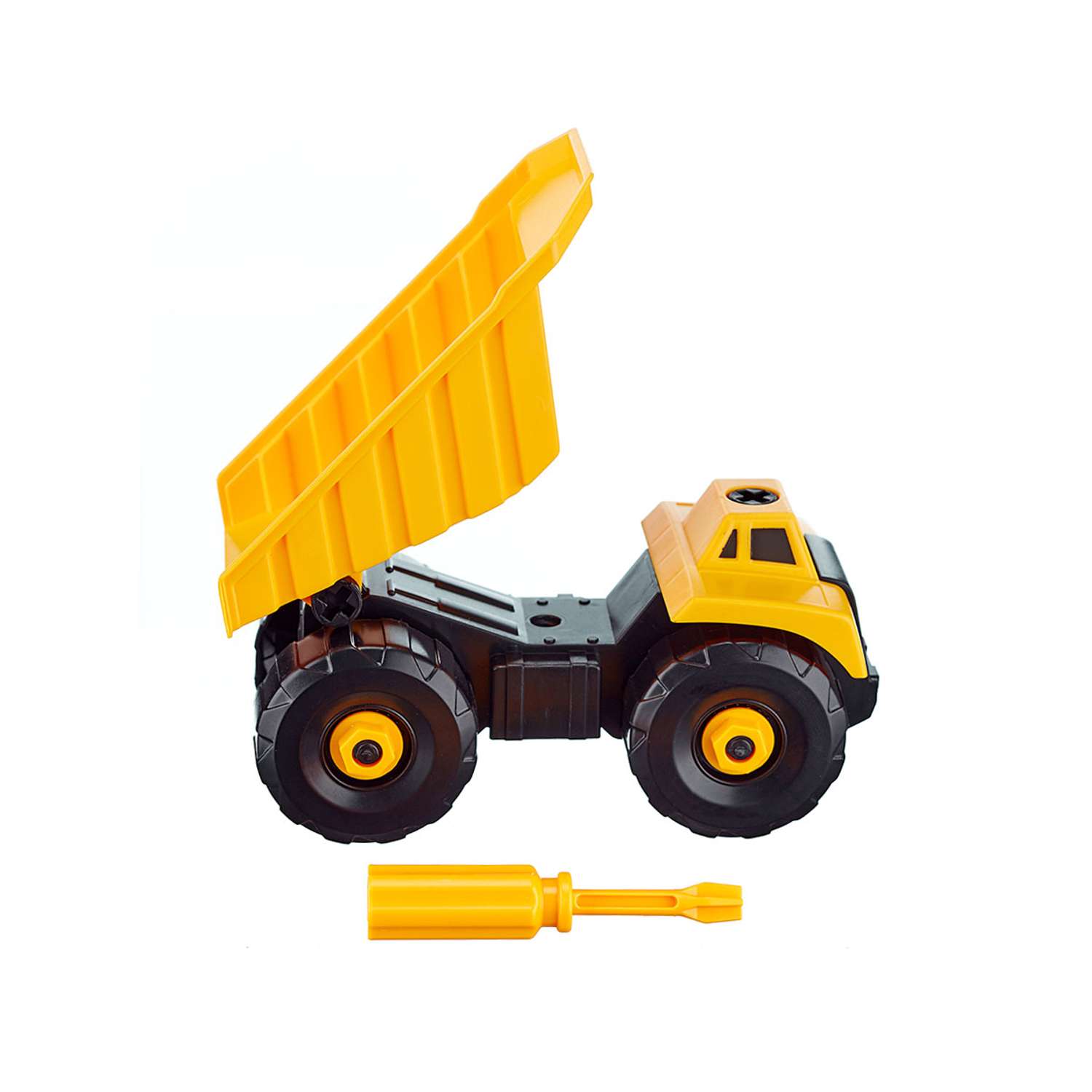 Машина игрушечная Donty-Tonty Строительная грузовик HCM20/коричневый - фото 6