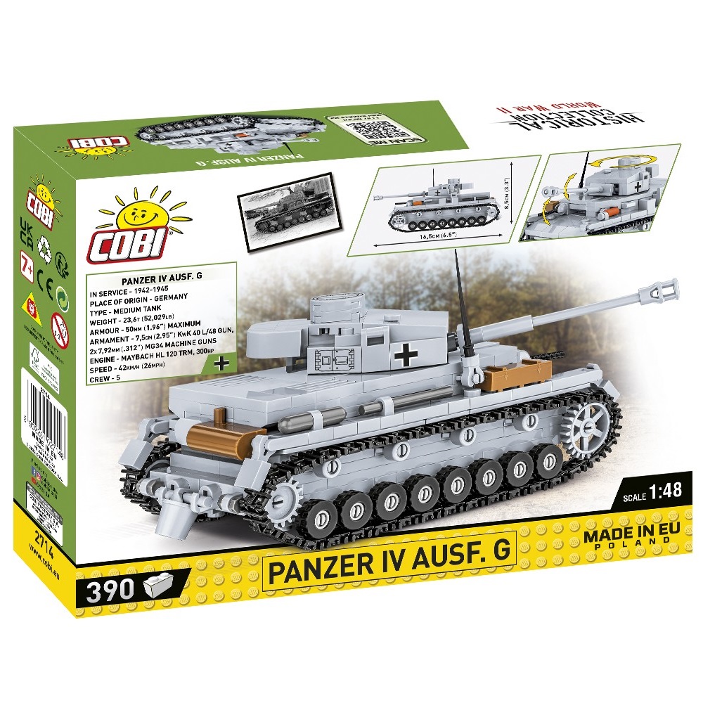 Конструктор COBI Немецкий танк Panzer IV Ausf.G - фото 1