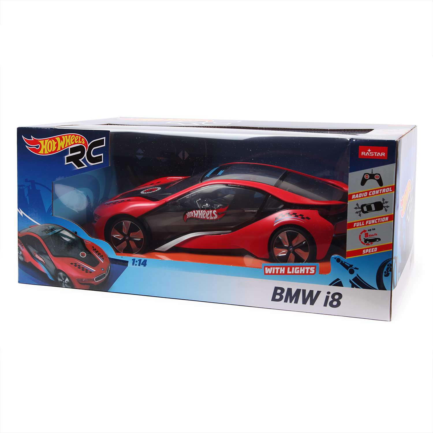 Машина Hot Wheels РУ 1:14 BMW I8 49600-11А - фото 2