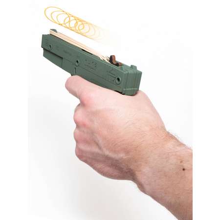 Резинкострел НИКА игрушки Пистолет Glock 18C (G) в картонной упаковке