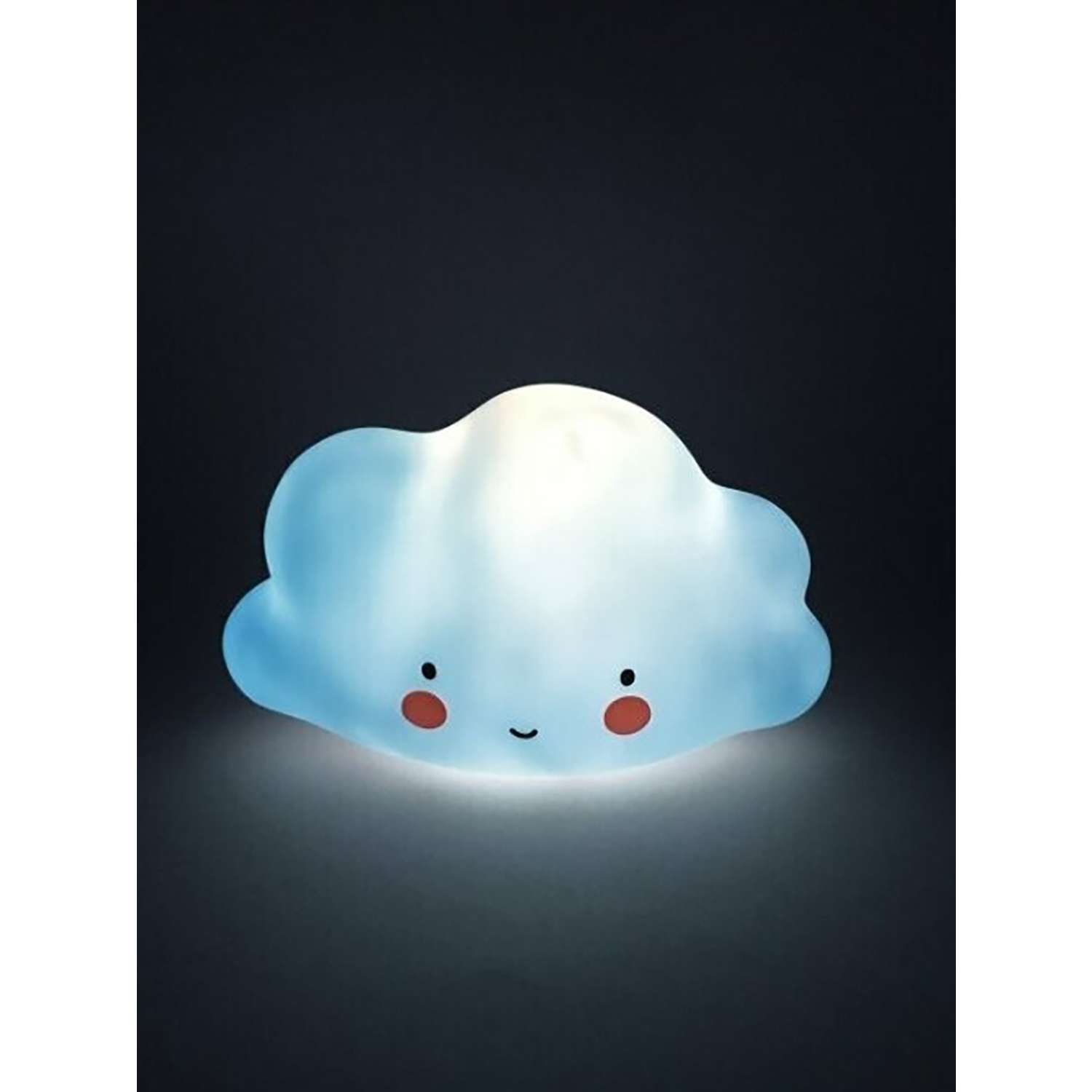 Лампа настольная светодиодная LATS ночник детский облако голубое - фото 5