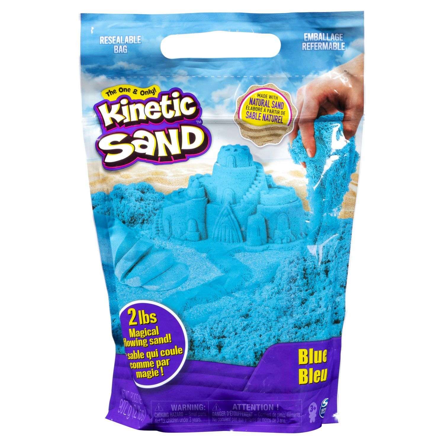 Песок кинетический Kinetic Sand 907г Синий 6047183 - фото 1