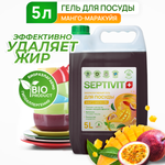 Средство для мытья посуды SEPTIVIT Манго Маракуйя 5л