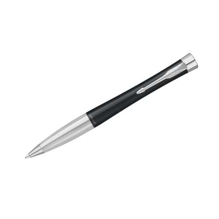 Ручка шариковая PARKER Urban Twist Black CT синяя поворот подарочная упаковка