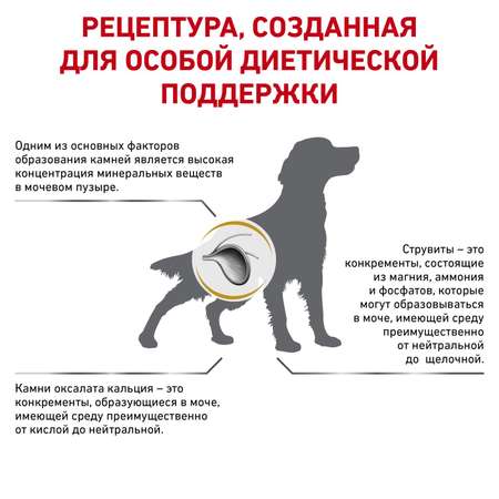 Корм для собак ROYAL CANIN Veterinary Diet Urinary S/O LP 18 при заболеваниях дистального отдела мочевыделительной системы 13кг